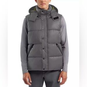HUNTER Heavyweight CHISWELL Hooded Insulated Puffer VEST Mens SMALL NEW